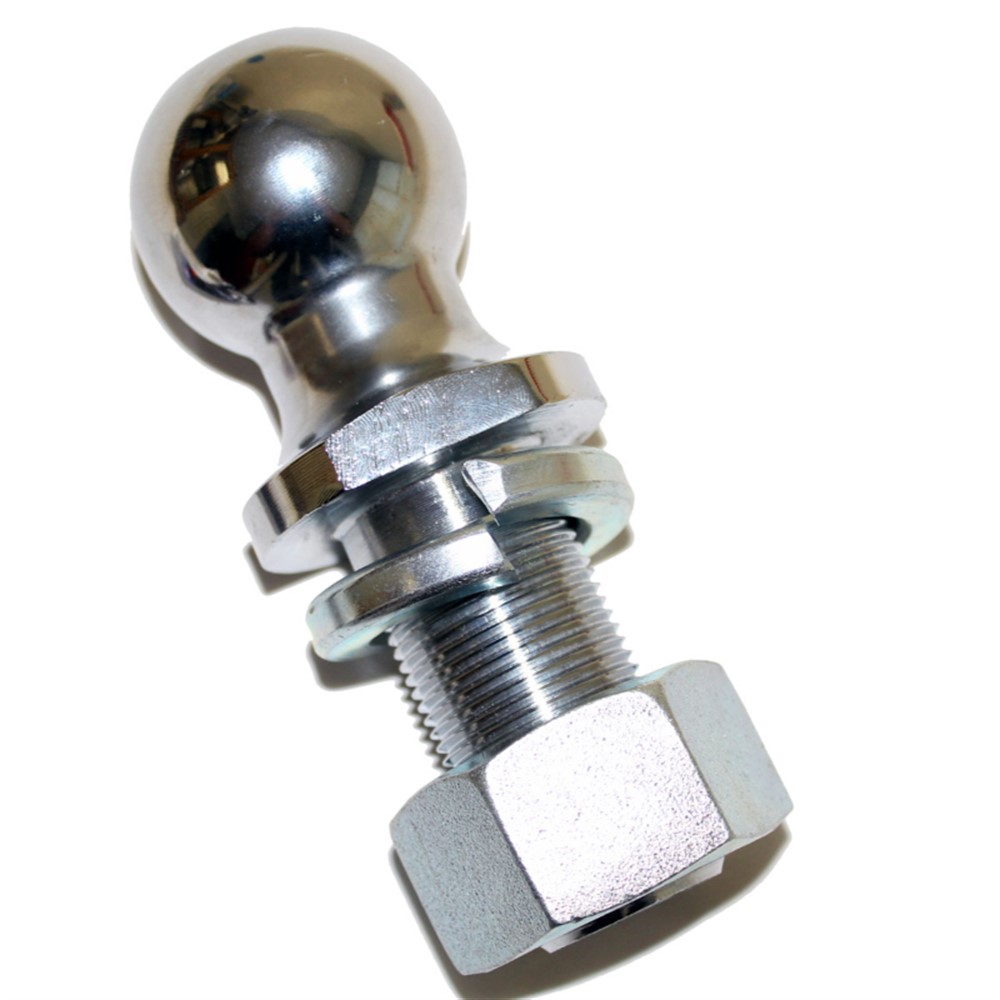 Curt 2114CLS 2 Inch Chrome Hitch Ball - 1-1/4 Inch x 2-5/8 Inch Shank - 10,000 Pound Capacity